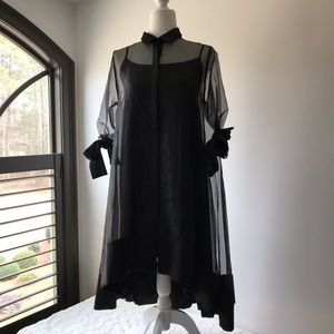 Saint Gil of Paris Exquisite Black Dress